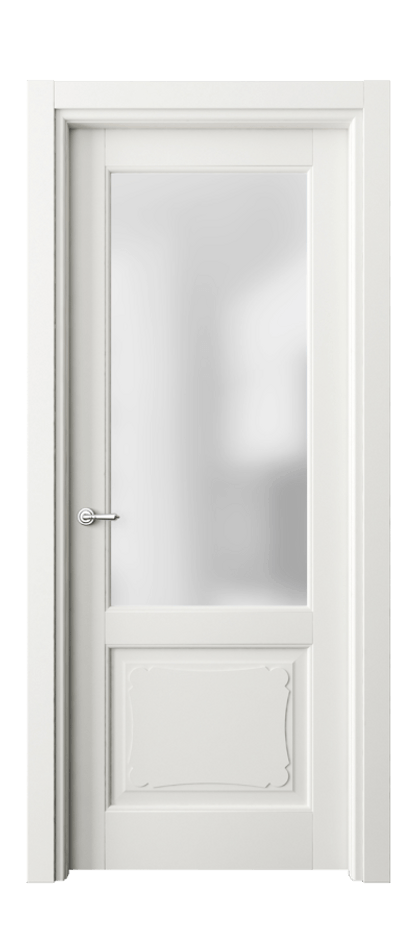 Межкомнатная дверь Тоскана Элегантэ 6322 Матовый серый Сатинированное стекло Цена 641350 AMD | Volhovec