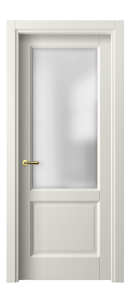 Межкомнатная дверь Галант 1422 Матовый жемчужный Сатинированное стекло Цена 52399 ₽ | Volhovec