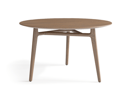 Мебель Стол Примо обеденный круглый 125×125 см. Цвет Дуб туманный матовый. Материал Массив дуба матовый. Коллекция Стол Примо обеденный круглый 125×125 см. Картинка.