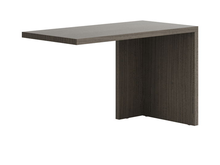 Мебель Стол Модуле письменный с одной опорой. Цвет Эвкалипт серый матовый фризе. Материал Шпон эвкалипта НатурВуд. Коллекция Стол Модуле письменный с одной опорой. Картинка.