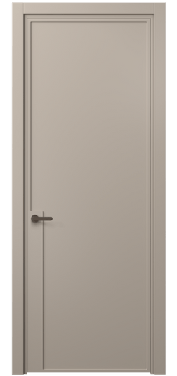 Дверь межкомнатная 8603 МБСК . Цвет Матовый бисквитный. Материал Гладкая эмаль. Коллекция Фрэйм. Картинка.