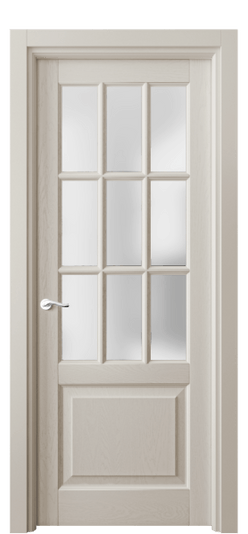 Дверь межкомнатная 0748 ДСБЖ САТ. Цвет Дуб светло-бежевый. Материал Массив дуба эмаль. Коллекция Лигнум. Картинка.