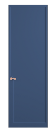Дверь межкомнатная 7502 Отдалённо-синий RAL 5023. Цвет RAL Отдалённо-синий RAL 5023. Материал Гладкая эмаль. Коллекция Софтформ. Картинка.