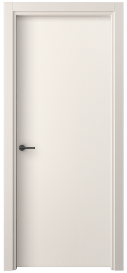 Дверь межкомнатная 0010 ПЭКБ. Цвет ПЭТ кремово-белый. Материал ПЭТ. Коллекция Фридом. Картинка.