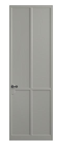 Дверь межкомнатная 7531 МНСР. Цвет Матовый нейтральный серый. Материал Гладкая эмаль. Коллекция Софтформ. Картинка.