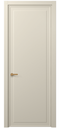 Дверь межкомнатная 8602 МБСР. Цвет Матовый бежево-серый. Материал Гладкая эмаль. Коллекция Фрэйм. Картинка.