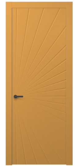 Дверь межкомнатная 8649 Пастельно-жёлтый RAL 1034. Цвет RAL Пастельно-жёлтый RAL 1034. Материал Гладкая эмаль. Коллекция Альба. Картинка.