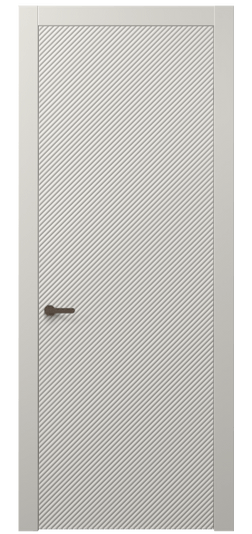 Дверь межкомнатная АКП 8628 МТСР. Цвет Матовый тёплый серый. Материал Гладкая эмаль. Коллекция Дюна. Картинка.