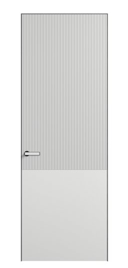 Дверь межкомнатная 8205 МБЛ. Цвет Матовый белоснежный. Материал Гладкая эмаль. Коллекция Вельвет. Картинка.