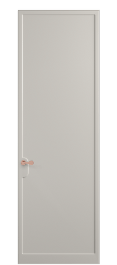 Дверь межкомнатная 7501 МОС. Цвет Матовый облачно-серый. Материал Гладкая эмаль. Коллекция Софтформ. Картинка.