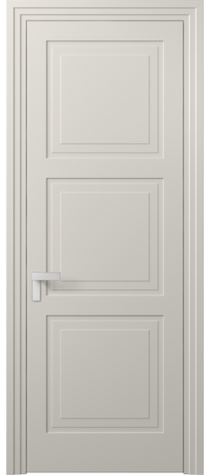 Дверь межкомнатная 8331 МОС. Цвет Матовый облачно-серый. Материал Гладкая эмаль. Коллекция Рокка. Картинка.