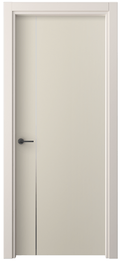 Дверь межкомнатная 4201 ПЭСБ. Цвет ПЭТ светло-бежевый. Материал ПЭТ. Коллекция Фридом. Картинка.