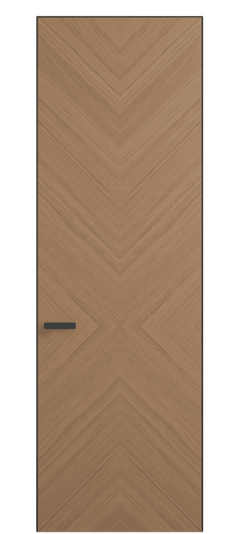 Дверь межкомнатная 0205 ДСПМР Дуб сепия матовый. Цвет Дуб сепия матовый рифт. Материал Радиальный шпон НатурВуд. Коллекция Рифт. Картинка.