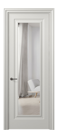 Дверь межкомнатная 8403 МСР ЗЕР. Цвет Матовый серый. Материал Гладкая эмаль. Коллекция Маскот. Картинка.