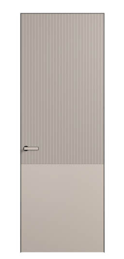 Дверь межкомнатная АКП 8205 МСБЖ Матовый светло-бежевый. Цвет Матовый светло-бежевый. Материал Гладкая эмаль. Коллекция Вельвет. Картинка.