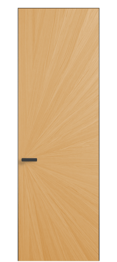 Дверь межкомнатная 0206 ДЗМЛР Дуб золотой матовый. Цвет Дуб золотой матовый рифт. Материал Радиальный шпон НатурВуд. Коллекция Рифт. Картинка.