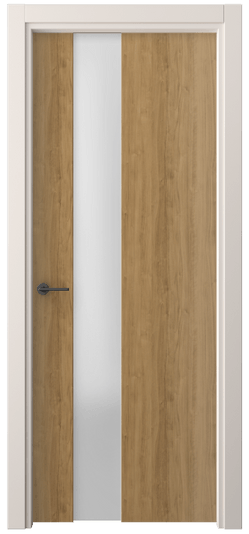 Дверь межкомнатная 4224 ГОР САТ. Цвет Грецкий орех. Материал Ламинатин. Коллекция Фридом. Картинка.