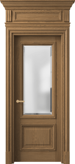Дверь межкомнатная 7302 ДМС.М САТ-Ф. Цвет Дуб мускатный матовый. Материал Массив дуба матовый. Коллекция Антик. Картинка.