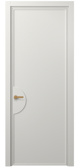 Дверь межкомнатная 8604 МСР . Цвет Матовый серый. Материал Гладкая эмаль. Коллекция Фрэйм. Картинка.