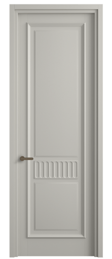 Дверь межкомнатная 6707 МТСР. Цвет Матовый тёплый серый. Материал Гладкая эмаль. Коллекция Шарм. Картинка.