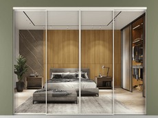 Перегородка Формато внутри проёма 4 створки